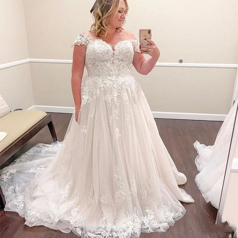 vestidos de novia plus size 2019