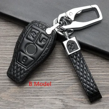 

car key cover key case for car suit for Mercedes for Benz A B C class GLA,C,S,E,GLC,GLK,CLA,ML,GLE class accessories styling