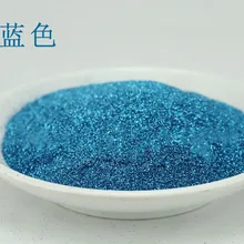 Нормальная серия небесно-голубой блестящий Пигмент Порошок для ногтей искусство, флэш косметический теней для век материал DIY украшения для ногтей, 500 г/пакет