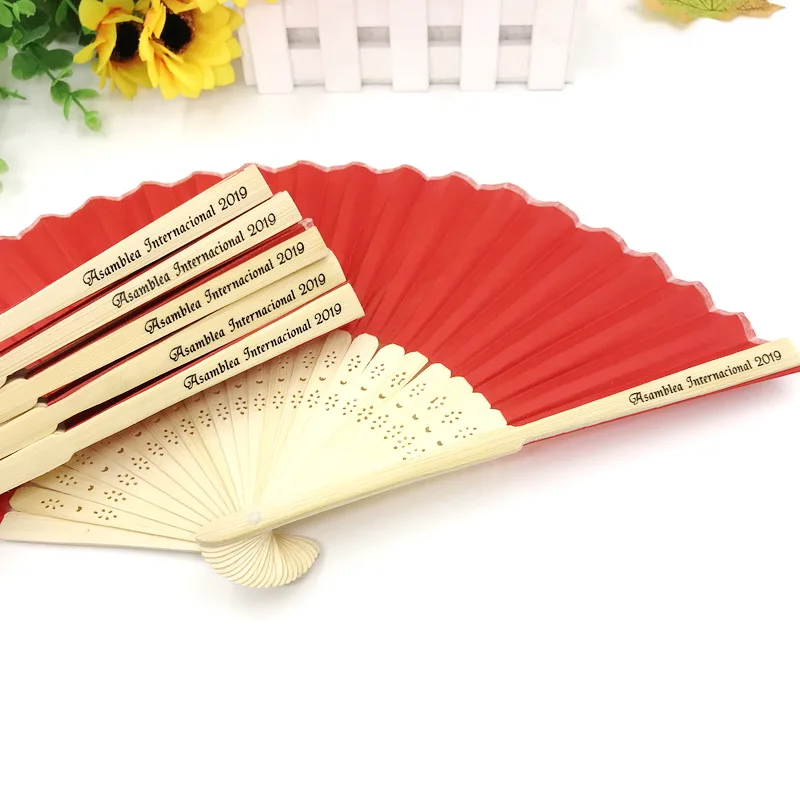 

(180pcs/lot)FREE SHIPPING+Summer Party Supplies Personalized Folding Hand-made Fan Customized Wedding Fan Printing Name&Date