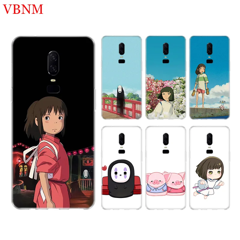 Spirited Away Faceless Phone Back Case For font b OnePlus b font font b 7 b