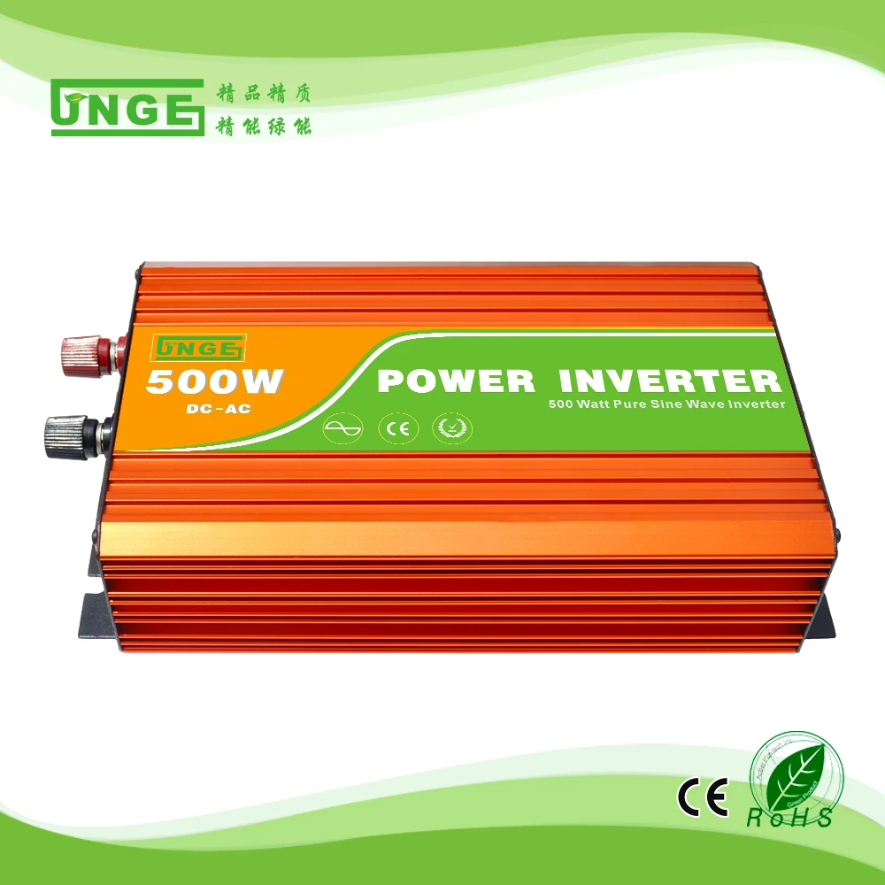 

smart inverter 500w pure sine wave inverter 12v to 220v peak surge power 1000w home inverter with charger have 5v usb output