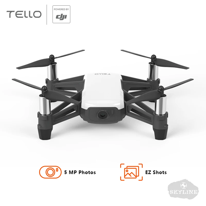 DJI Tello камера Дрон мини дроны 720P HD Трансмиссия приложение управление складная игрушка FPV Квадрокоптер снимать быстрые видео с EZ снимков