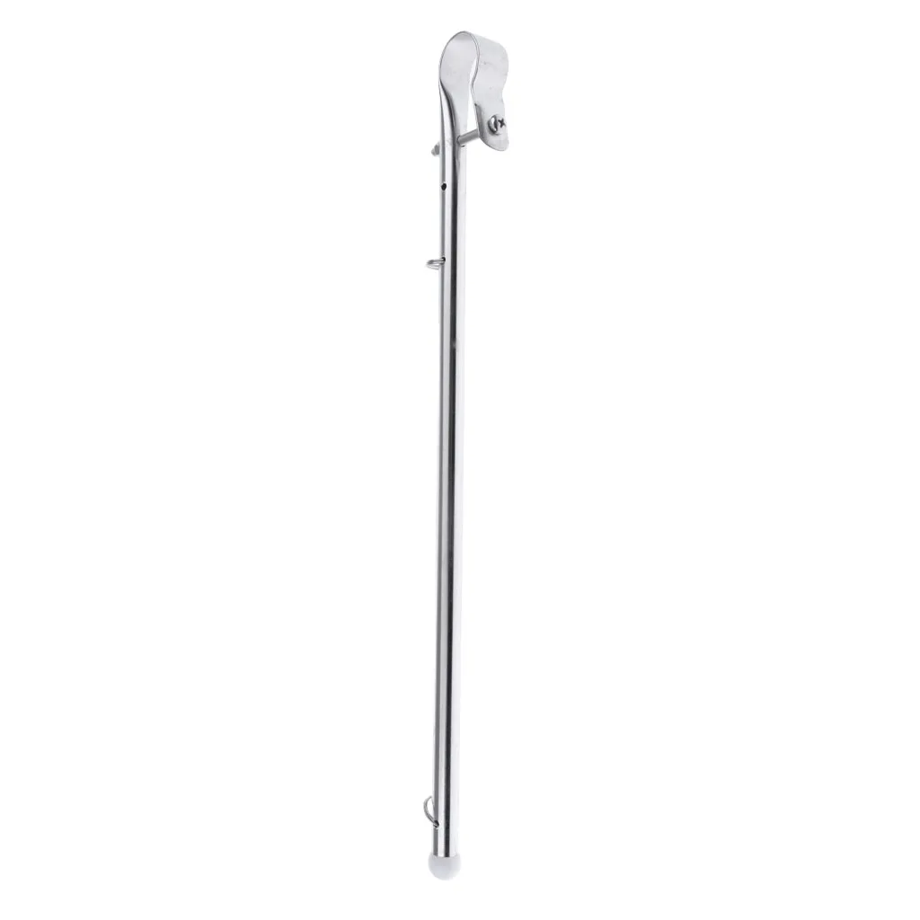 15.5 inch Stainless Steel Anti-corrosion/Anti-rust/Durable Rail Mount Flag Staff Pole For Yacht/Arine/Boat Etc