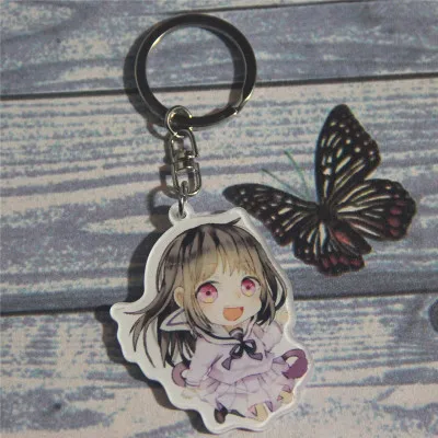 1 шт., брелок для ключей Portachiavi Noragami hijori Aragoto YaTo Yukine, брелок для ключей, коллекционный подарок - Цвет: A one side print