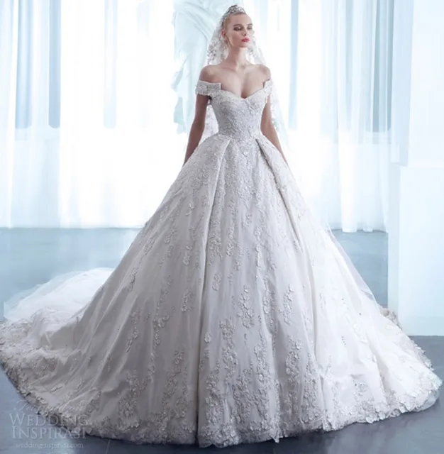 2016 Ball Gown Off Shoulder Wedding Dresses 2016 with Long ...