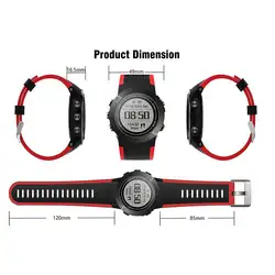 Спортивные Смарт-часы Для мужчин Для женщин DM18 Smartwatch IP68 Водонепроницаемый монитор сердечного ритма gps Фитнес трекер наручные часы-Компас r25