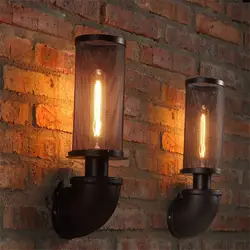 BEIAIDI Ретро промышленные трубы светодиодный настенный светильник бра творческих сетки Винтаж настенный Лофт-светильник ресторан