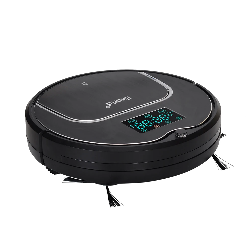

Eworld M883 Intelligent Cordless Robot Vacuum Cleaner With Big Garbage Box Big Mop Anti-Fall Sensor For Cleaning House Floor