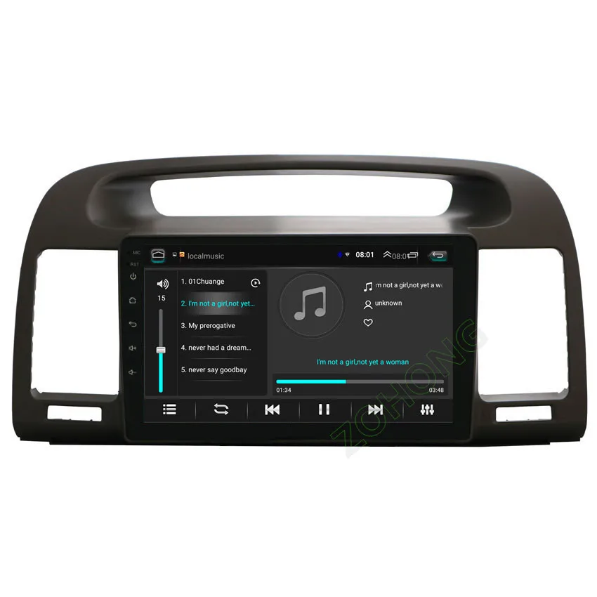 Clearance 9 inch 2.5D Android Car DVD Multimedia Player For Toyota Camry 2002 2003 2004 2005 2006 autoradio CAR GPS navigation radio WIFI 5
