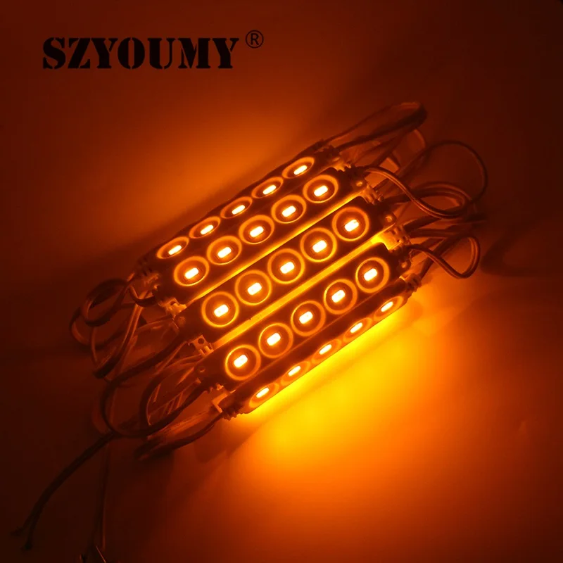 Szyoumy SMD 5630 Светодиодный впрыска Водонепроницаемый светодиодный модуль задний свет DC12V 5 светодиодный 500 шт в наборе, Бесплатная Прямая