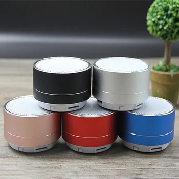 

Mini A10 Bluetooth Speaker Portable Aluminum Led Light with Radio TF Card Mini Subwoofer Crack 3W Bluetooth Speaker LN