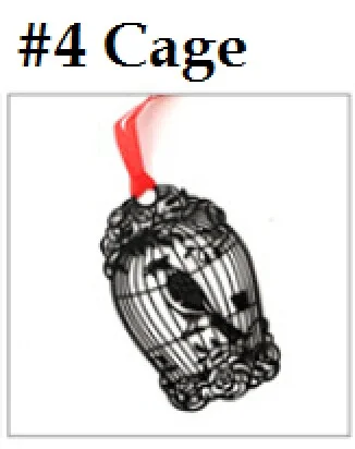 10 шт./лот новые полые черные серии металлические закладки студентов DIY Многофункциональные закладки для книг Забавный подарок - Цвет: NO4 Cage