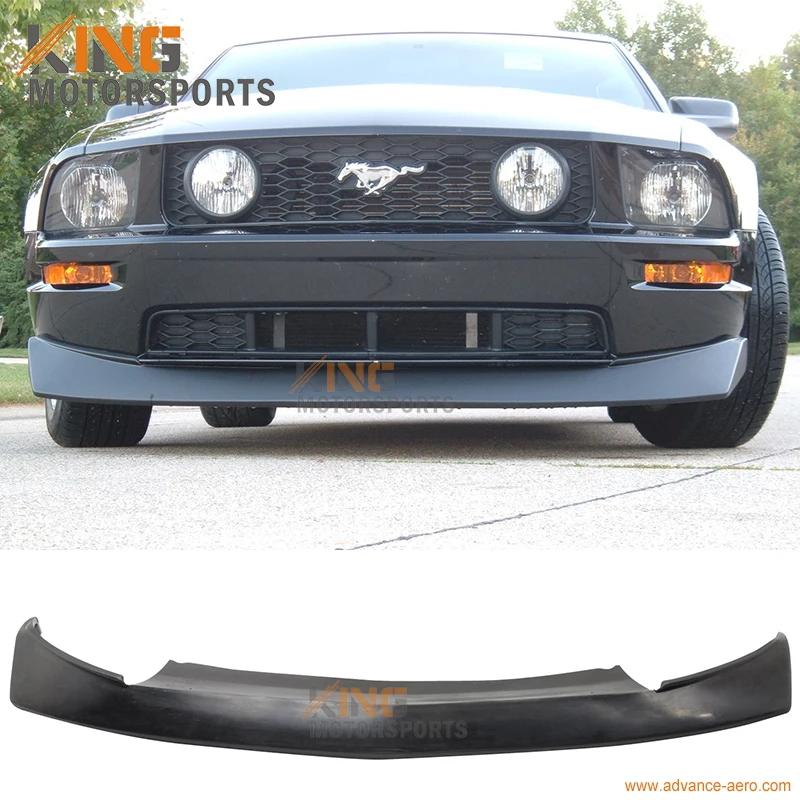 

Fit For 2005 2007 2008 2009 Ford Mustang V8 CV Style PU Front Bumper Lip Spoiler Urethane