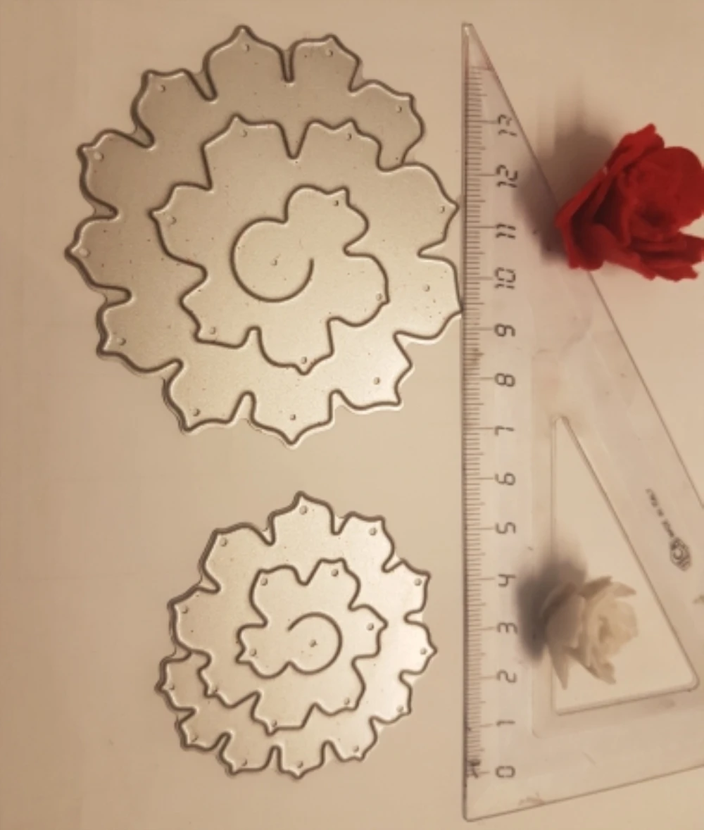 

2 flowers Metal Cutting Dies Stencils for DIY Scrapbooking/photo Album Decorative Embossing DIY Paper Cards 2019 new dies