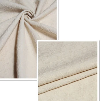 

LEO&LIN Winter two-color rhombus jacquard set Woolen Cloth Sewing fabric (1meter)