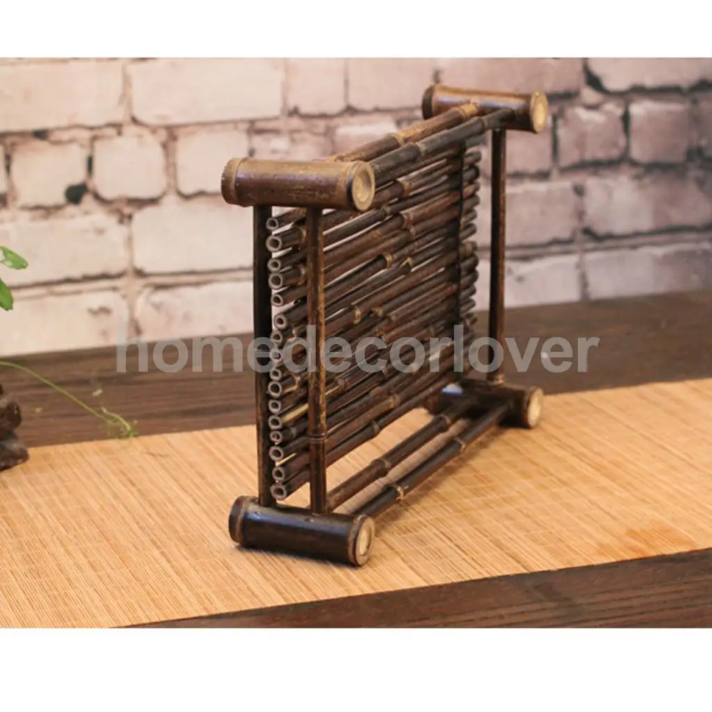 Chinese Bamboo Gongfu Tea Table Serving Tray Bamboo Tray For Tea Sets 4 Sizes Choices