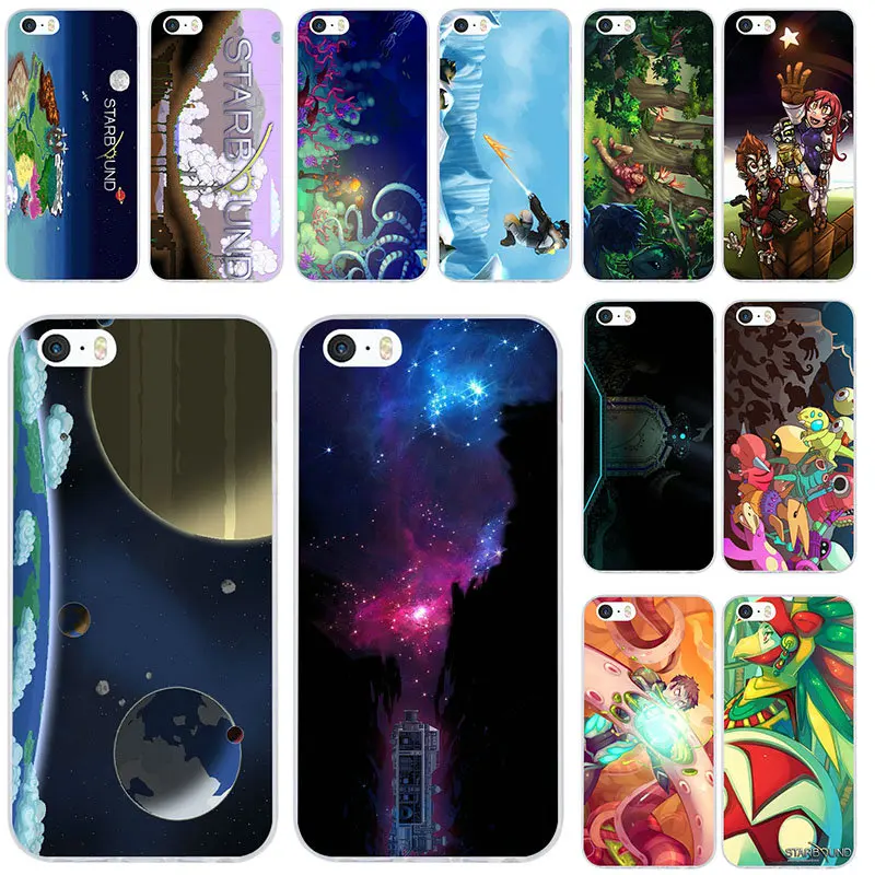 

Cartoon Starbound Soft TPU Silicone Mobile Phone Cases Cover for iPhone X XR XS Max 10 7 6 6s 8 Plus 4 4S 5 5S SE 5C Coque Bags