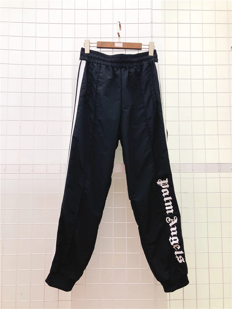 Palm Angels Pants Men Women Trousers Harajuku Embroidery Sunscreen Quick Drying Palm Angels Sweatpants FOG Windbreaker Pants