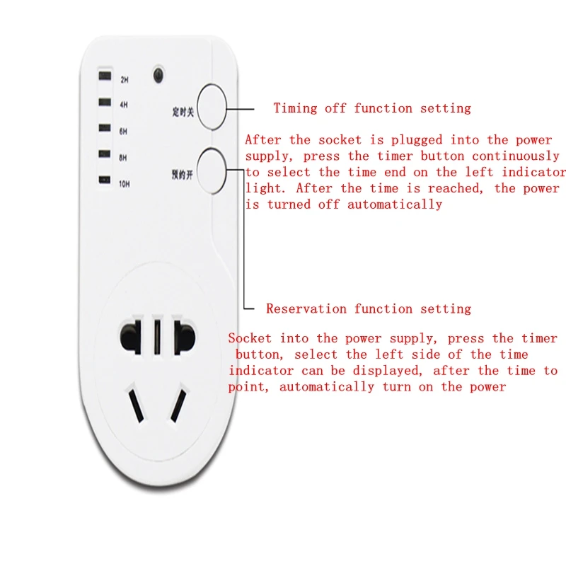 1pcs Electronic Countdown Switch Power Timer Chassis Kitchen Smart