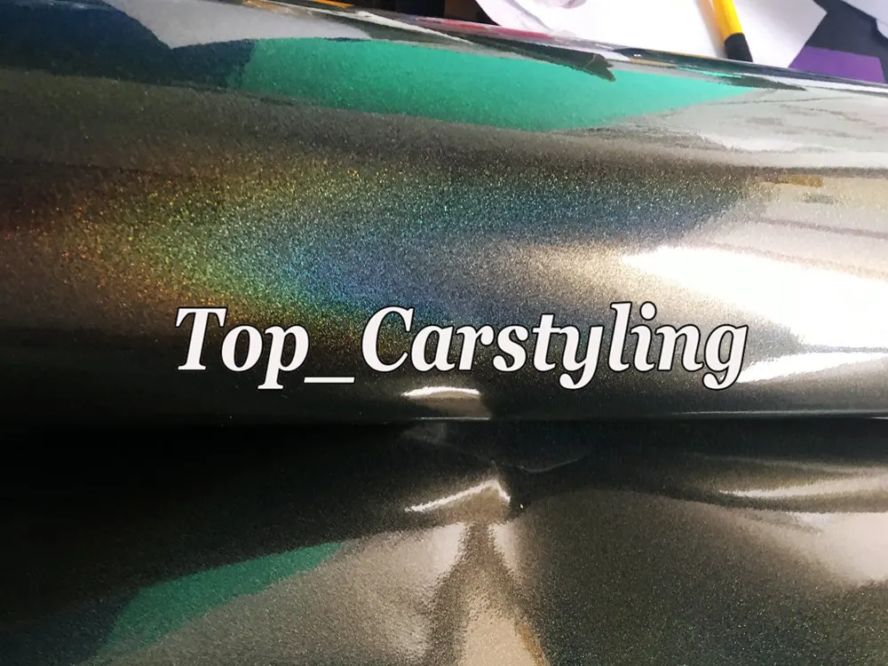 Psychedelic  Gloss Flip car wrapping styling with air free 3M 1080 (2)