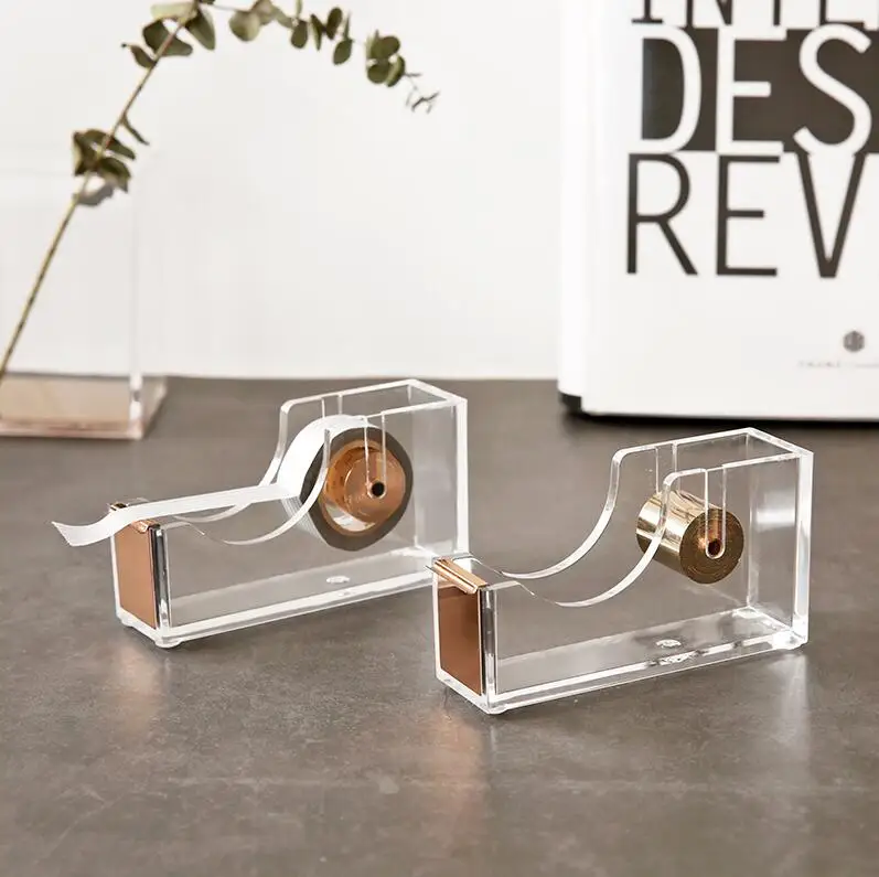 Buy Creative Fasgion Rose Gold Adhesive Tape Dispenser