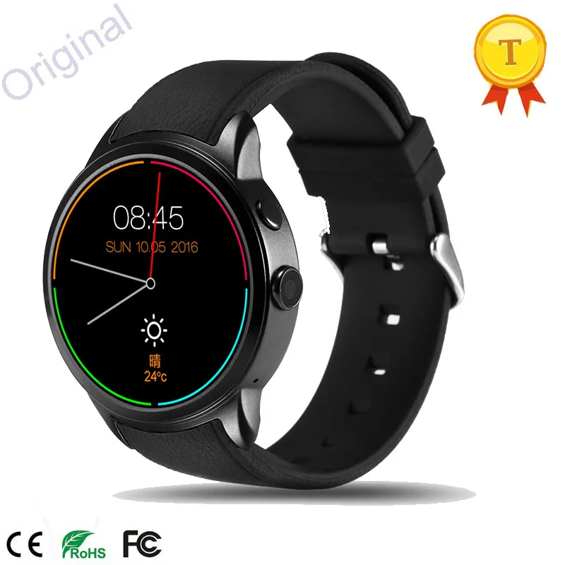

2017 New Smart Watch Phone support Android 5.1 MTK6580 1GB / 8GB SIM card Wifi bluetooth GPS smartwatch for huawei xiaomi phone