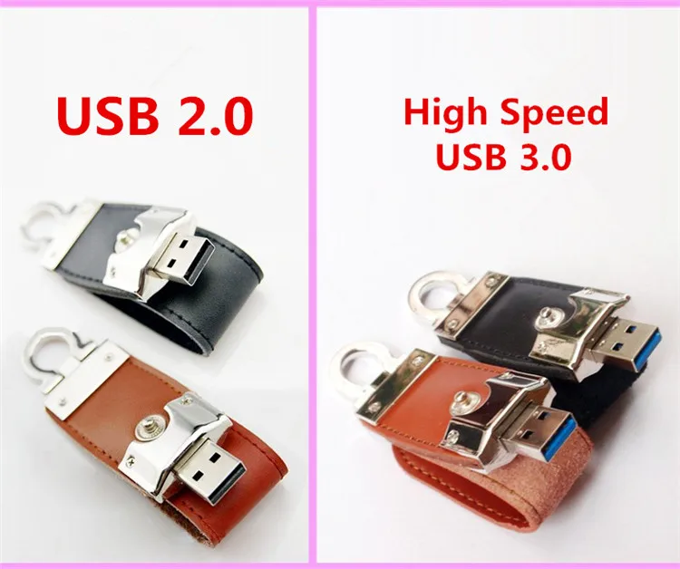 Высокоскоростной USB 3 0 подлинный 128 Гб 64 ГБ 32 16 8 кожаный 3.0 флеш-накопитель карта