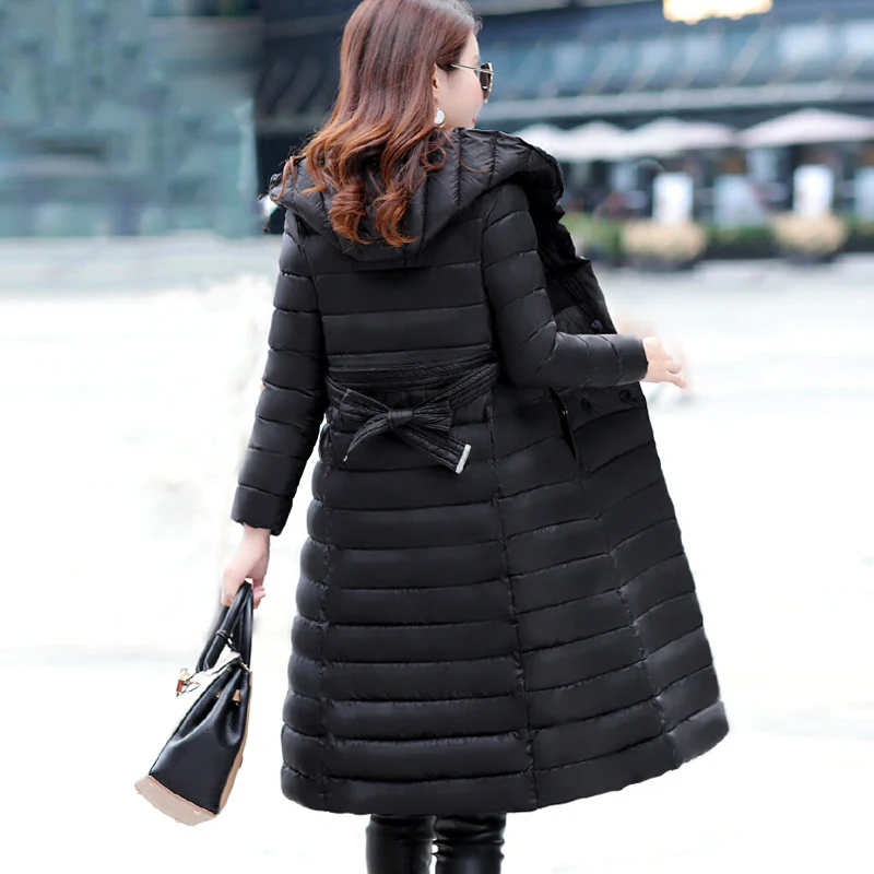 Pardessus D'hiver Vêtements Bas Long Vers rembourré Parkas 2018 Le Slim Black Femme Nouvelle Femmes Coton Veste red Chaud Manteau Coton Manteaux lFcKT1J