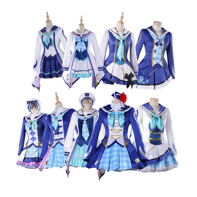 Женский костюм для косплея love live sunshine Aqours OP2 Fight Song All Member Kurosawa Dia Ruby Рождественский