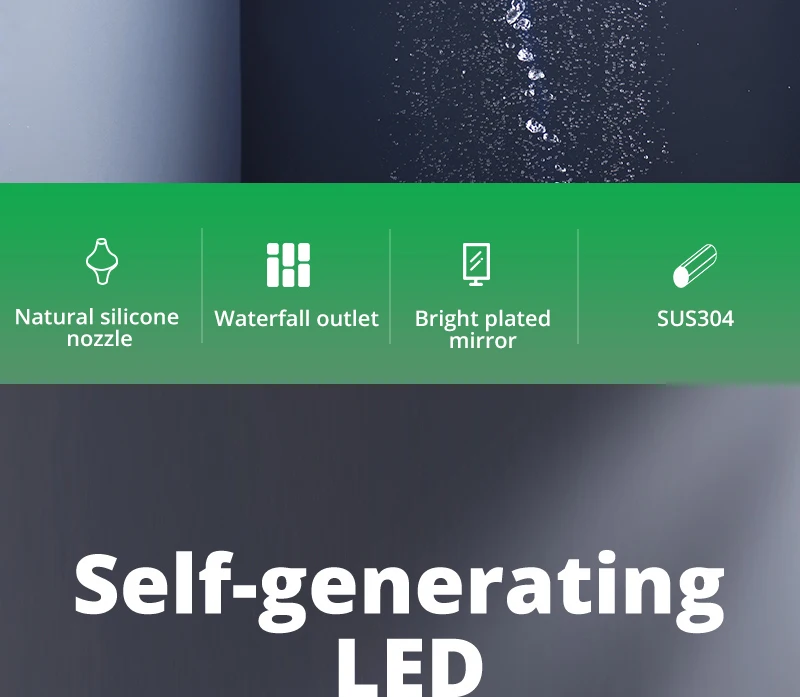 Led Shower Set 22 Waterfall Controller Smart Shower System Massage Bath & Shower Faucets (5)