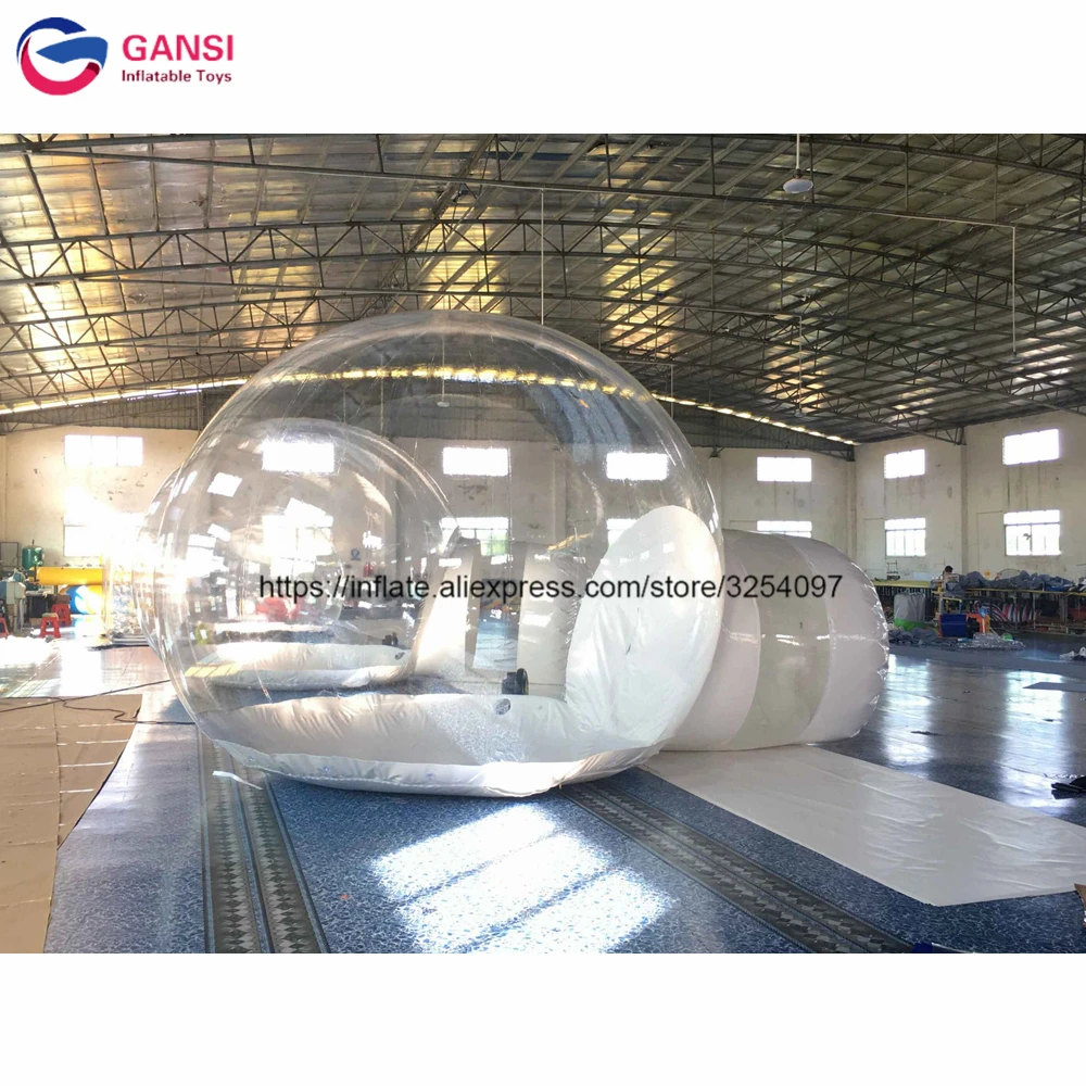 Party event clear dome bubble tent ,new design inflatable camping tent with free blower