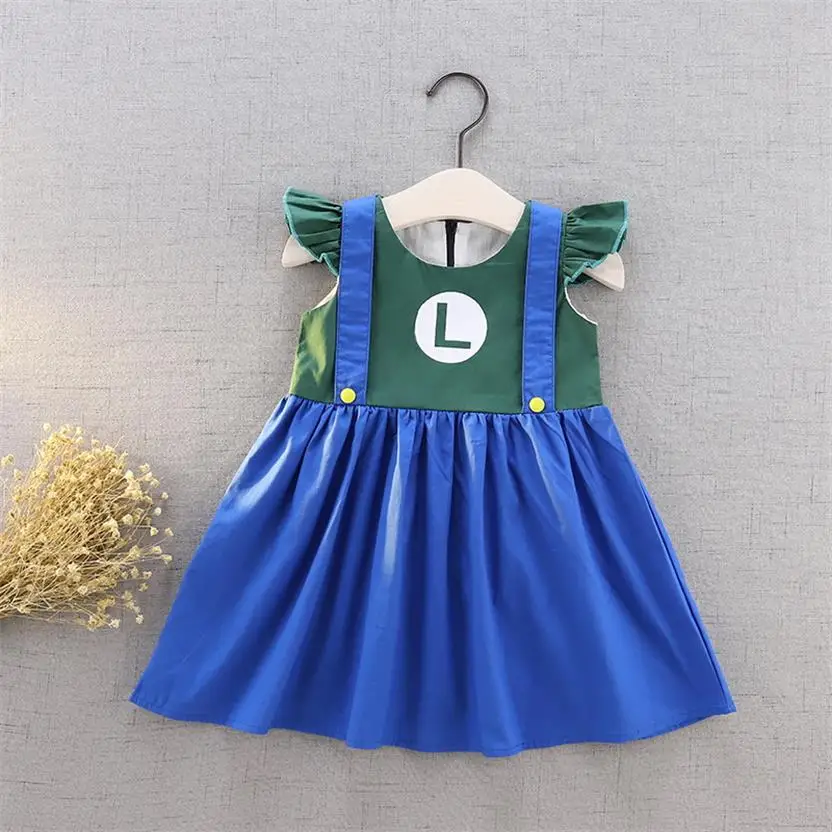 94-31-Cartoon Kids Princess Dresses for Girl