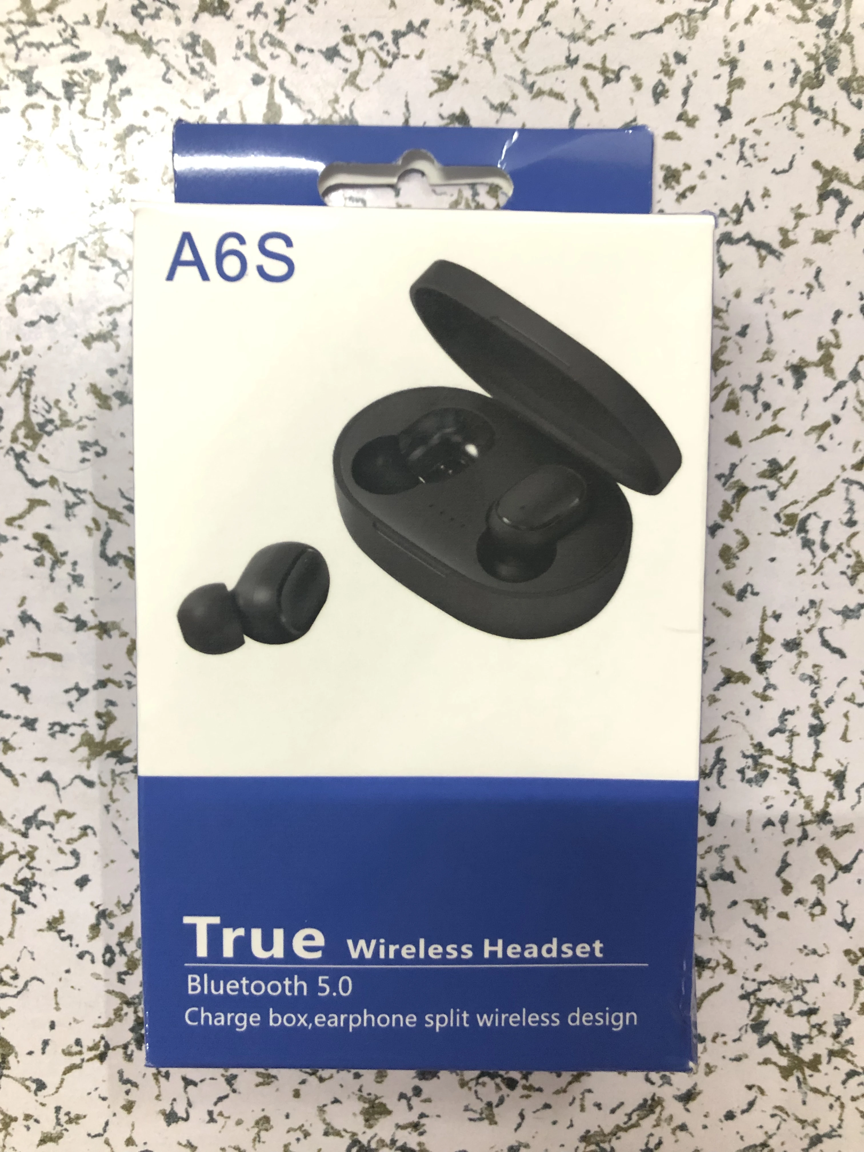 A6S Bluetooth Headsets for redmi airdots TWS Earphone Stereo Wireless Active Noise Cancellation With Mic Handsfree Earbuds