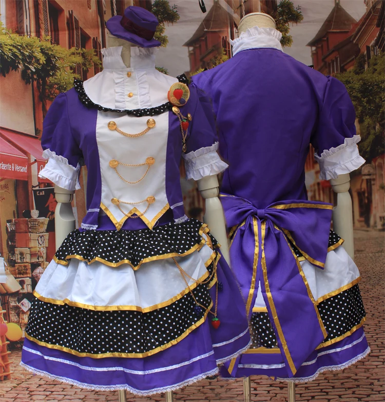 Tojo Nozomi Косплей Аниме мультфильм LoveLive! косплей Лолита японские фрукты горничная