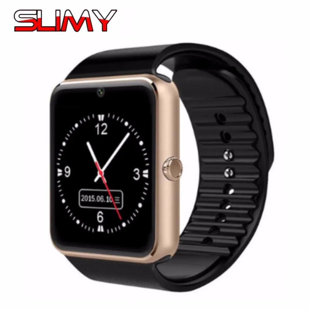

Slimy Bluetooth Smart Watch GT08 for Apple Watch support 2G SIM TF card Camera Smartwatch Clock Hours for Women Men kids gift