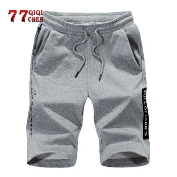 

High Quality Cotton Men Shorts Summer Drawstring Beach Shorts Men Plus Size M-4XL Bermuda Masculina Fashion Male Short Pants