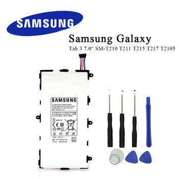 

Tablet PC Battery T4000E For Samsung Galaxy Tab 3 7.0'' SM-T210 T211 T215 T217 T2105 Original Replacement Battery+Tools