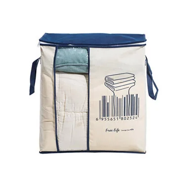 Портативный сумка для хранения одежды органайзер для шкафа, гардероба одежды сумка для хранения для Стёганое одеяло Одеяло постельные принадлежности Костюмы сумка дропшиппинг - Цвет: Черный