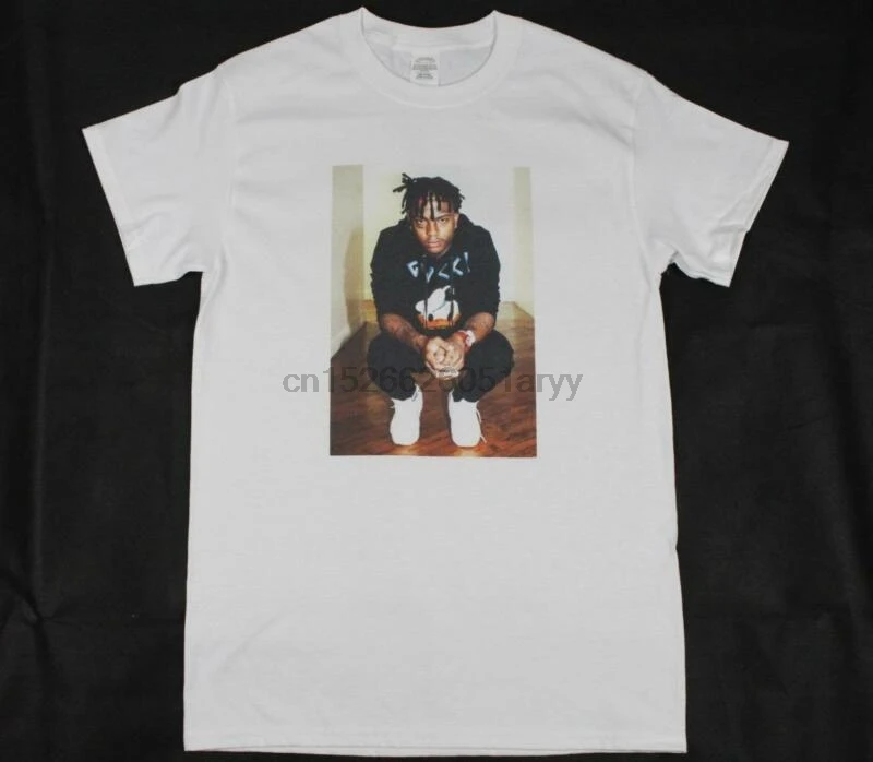 

Ski Mask the slump god White T-Shirt S-3XL hip hop rap lil pump trippie red xan