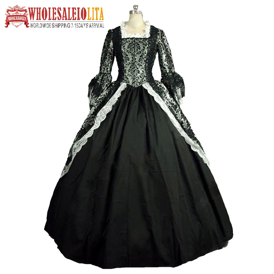

1860S Civil War Gothic Dress/Victorian dresses/Renaissance Dress Vintage Costumes