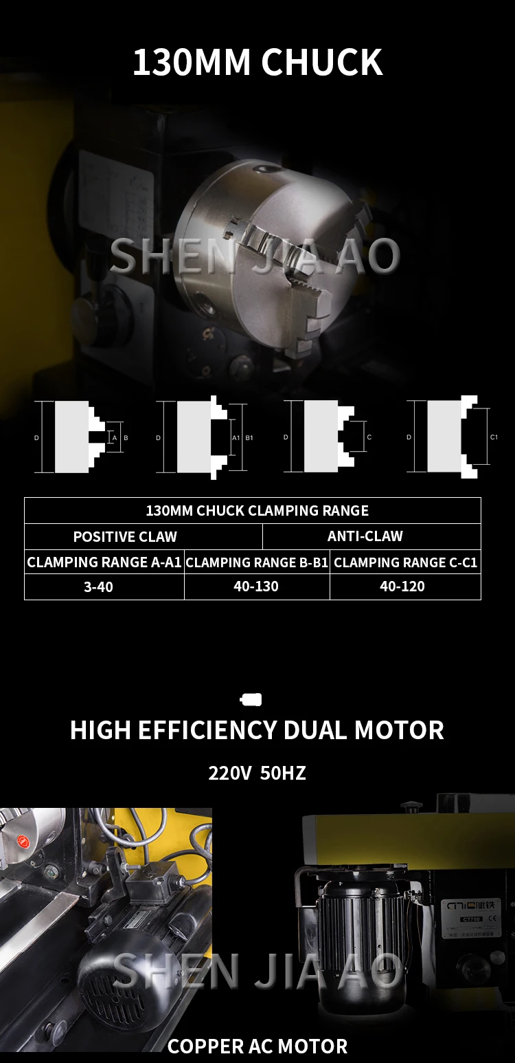 CT750 Многофункциональный сверлильный и токарно-фрезерный станок Настольный трехв-1 токарный станок сверлильный фрезерный станок 220 В
