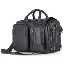 100% Guarantee Genuine Leather Briefcase Handbag Laptop Bag For Men 7014A