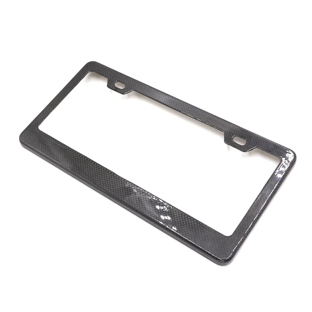 License Plate Frame For American(USA) Car Real Carbon Fiber General