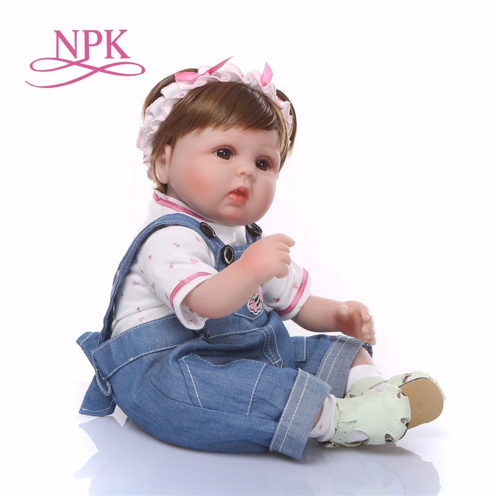 Кукла Bebe NPK куклы для девочек 18 &quot40 см силиконовая кукла новорожденных живая с
