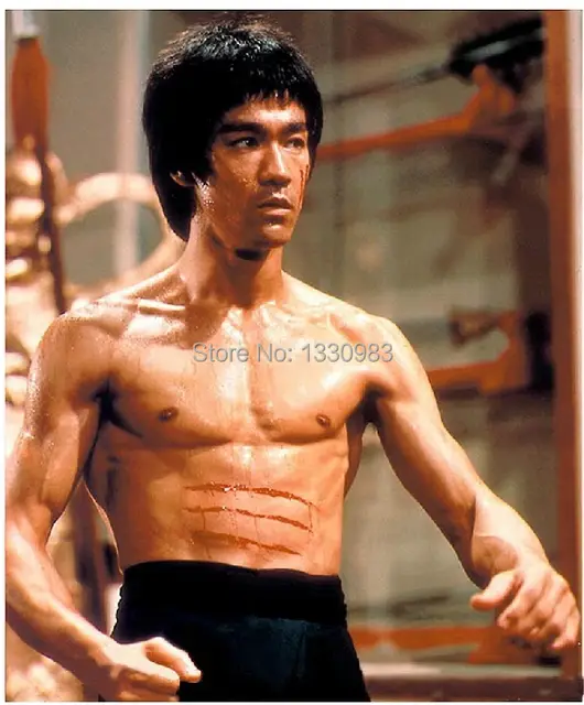 bruce lee body size
