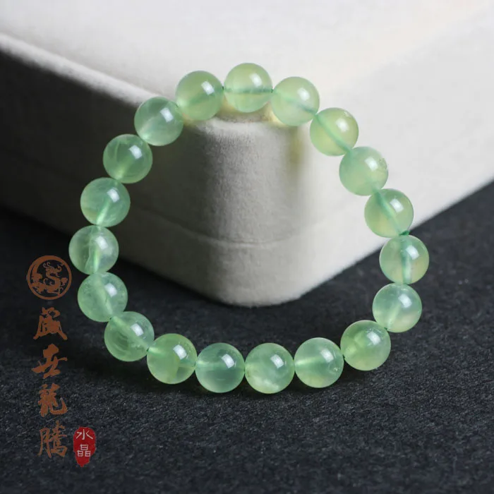 

Prehnite bracelet green garnet bracelet green tourmaline