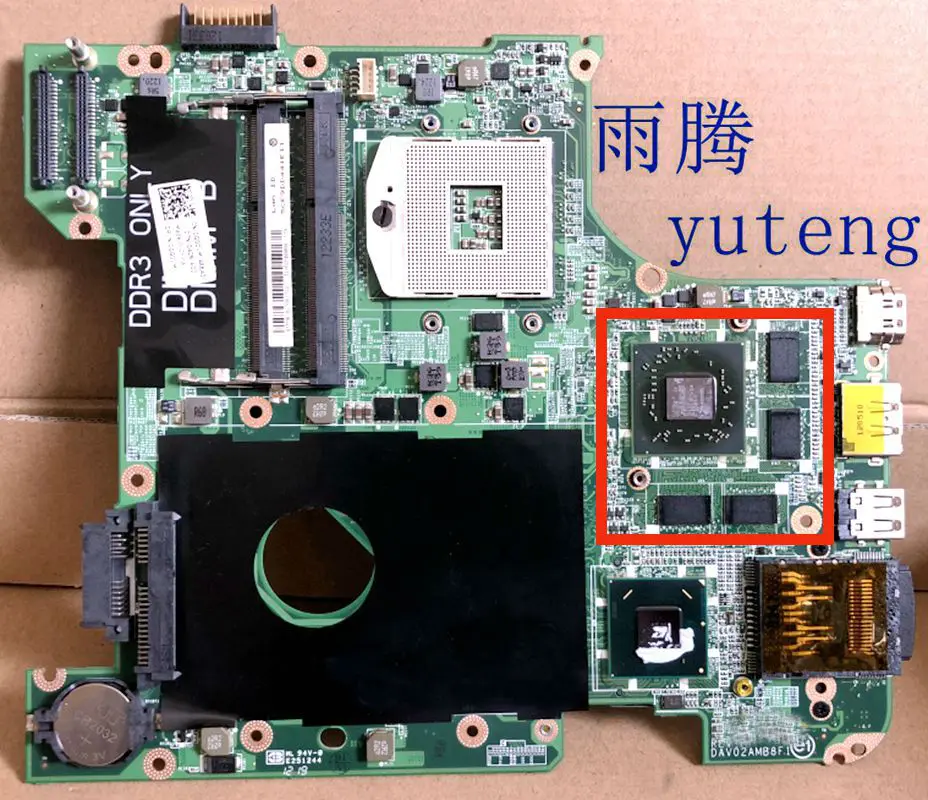 

CN-0GG0VM GG0VM FOR DELL vostro 3450 V3450 laptop motherboard REV:F DAV02AMB8F1 100% test ok delivery