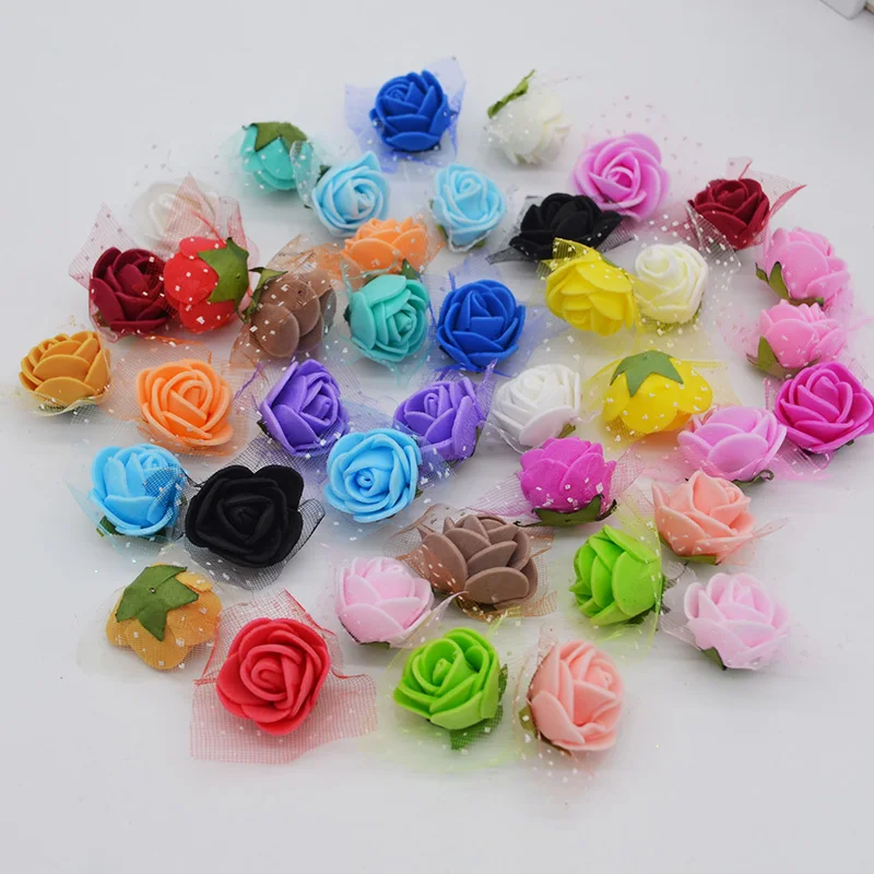 50pcs 2cm Mini PE Foam Roses Artificial Flowers For Wedding Party Home Decoration DIY Teddy Bear Wreath Craft Flower Bouquet 50pcs 2cm Mini PE Foam Roses Artificial Flowers For Wedding Party Home Decoration DIY Teddy Bear Wreath Craft Flower Bouquet