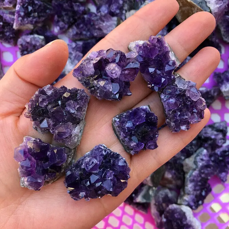

1Piece Small Natural Dream Amethyst Quartz Crystal Cluster Specimen Healing Decoration Natural Quartz Crystal Healing Stones